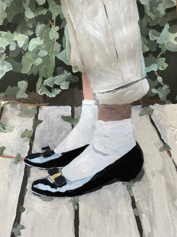 In the garden on paper
