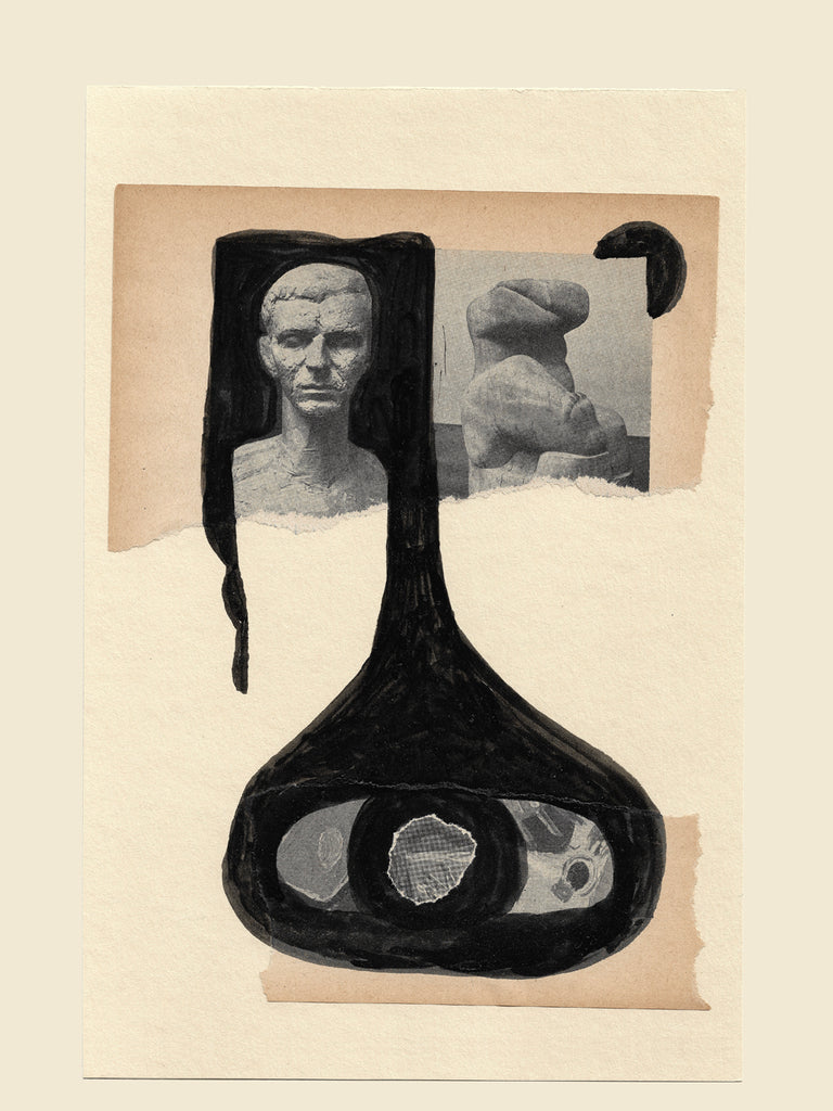 Ink & collage 06 A3