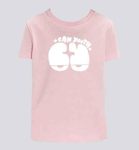 a pink cake with a white frosting on it