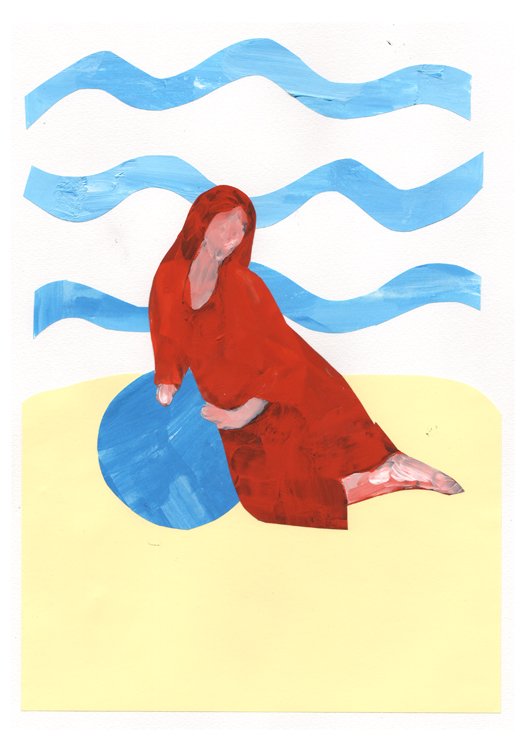 a picture of a woman holding a frisbee