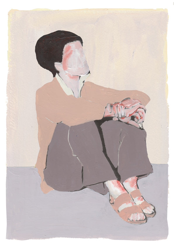 a picture of a woman holding a skateboard