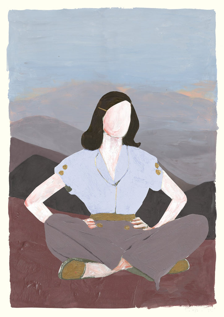 "Above it all" Taking a break - Outside