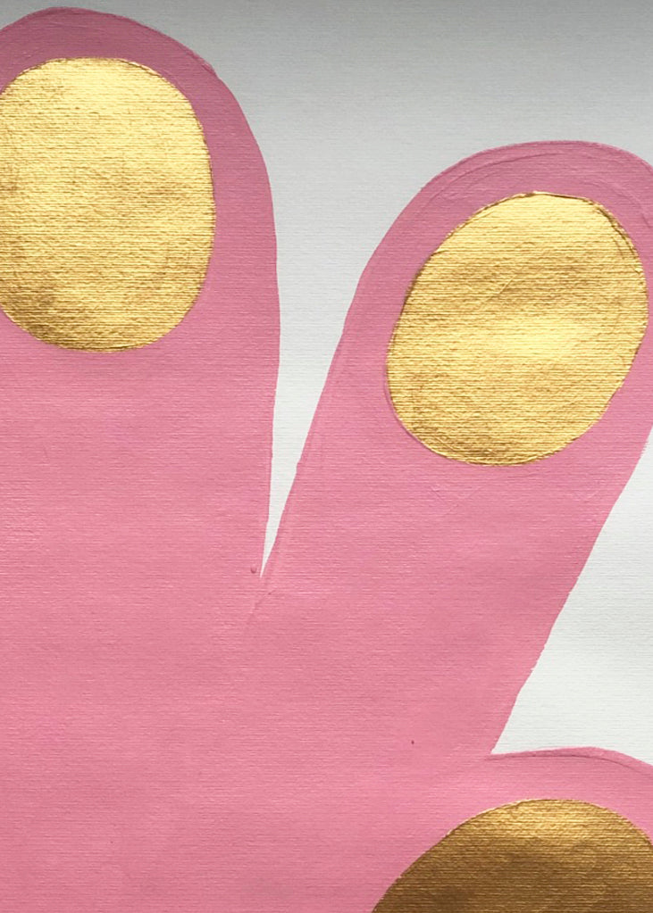 a close up of a table with a ball in it