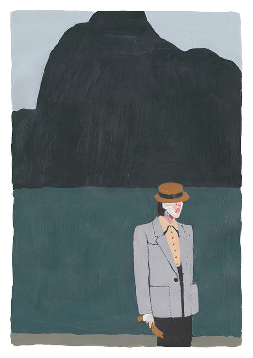 a man standing on a tennis court holding a racquet