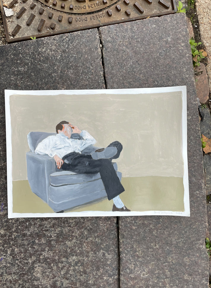 Taking a break original -  A3