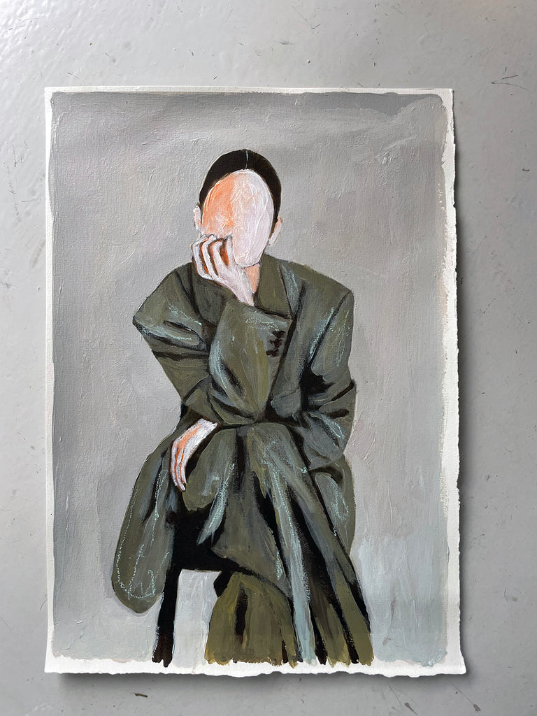 Taking a break  - original - A4 -