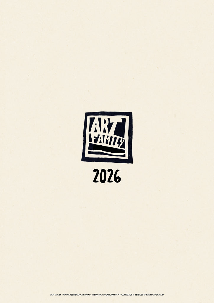A3, Art Family Calendar 2026