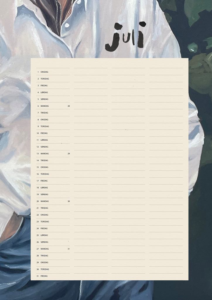A3, Art Family Calendar 2026