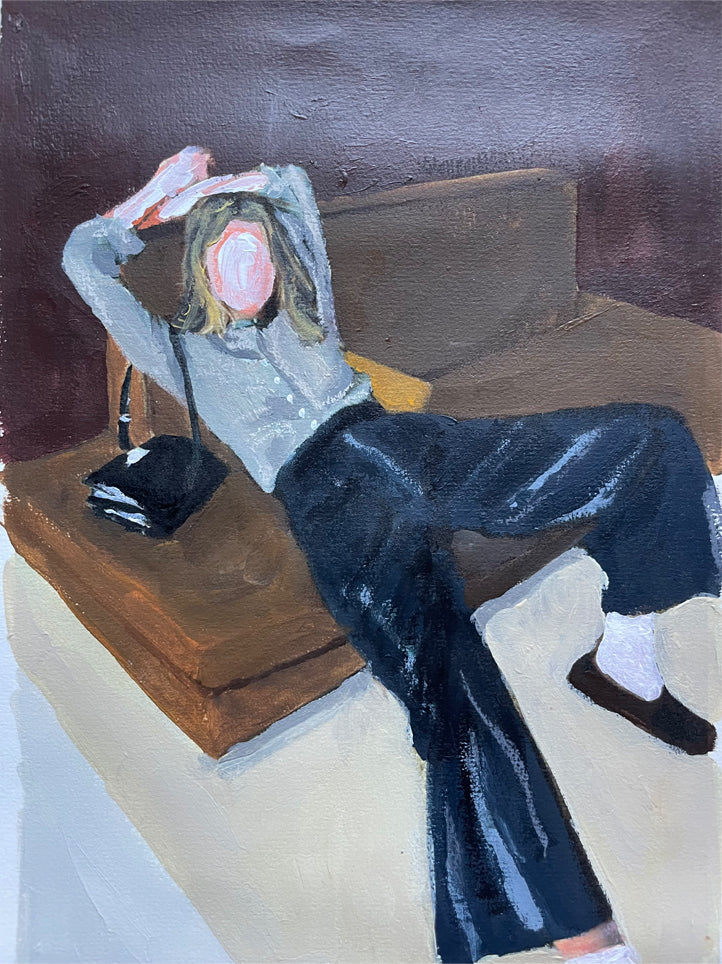 Taking a break - original  A4