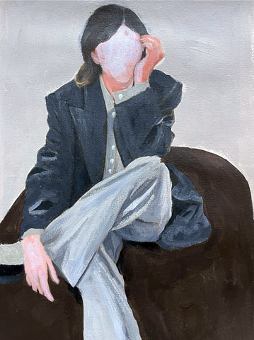 Taking a break  - original  A4,