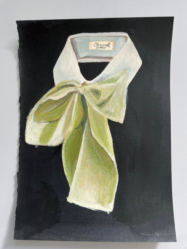 Bow - Pink Green