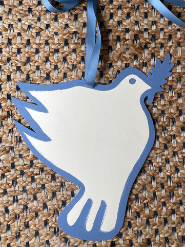 Big Peace dove - blue