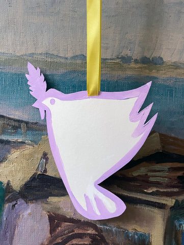 Small Peace dove - light purple