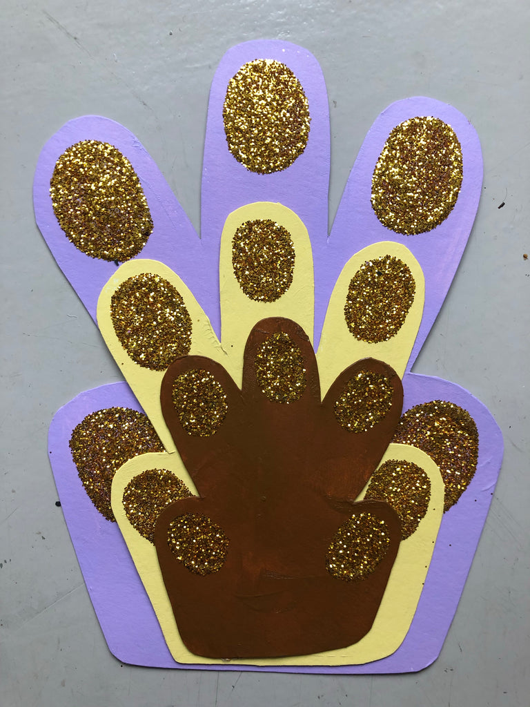 Can Family Cut out’s Hand/Paw Purple