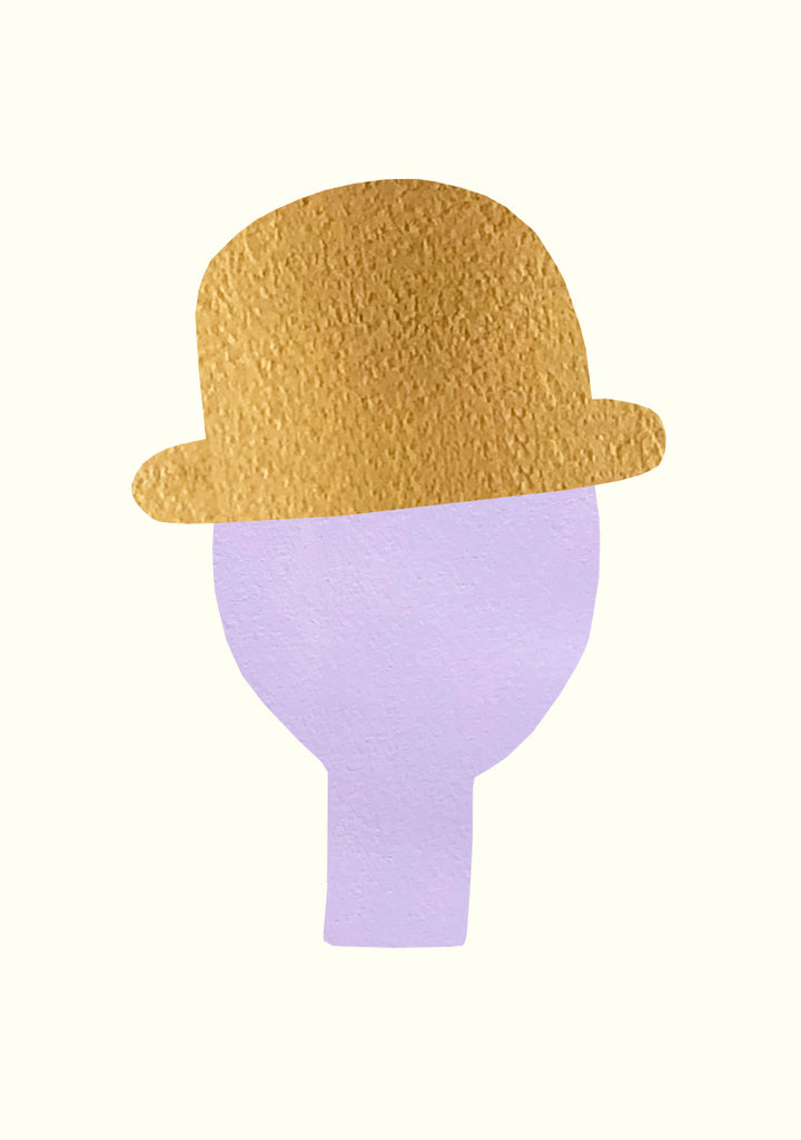 Man With Golden Hat, Purple